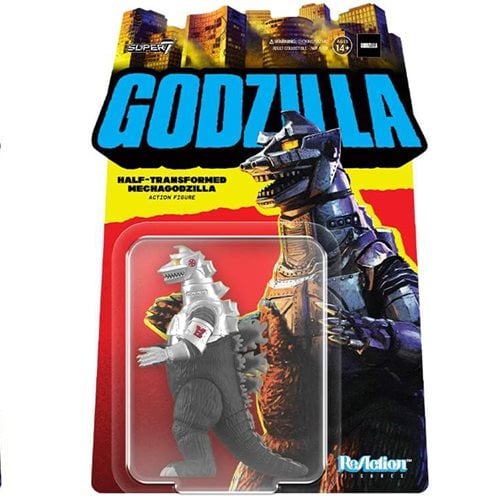 Godzilla Mechagodzilla (Half Transformed) 3 3/4-Inch ReAction Figure