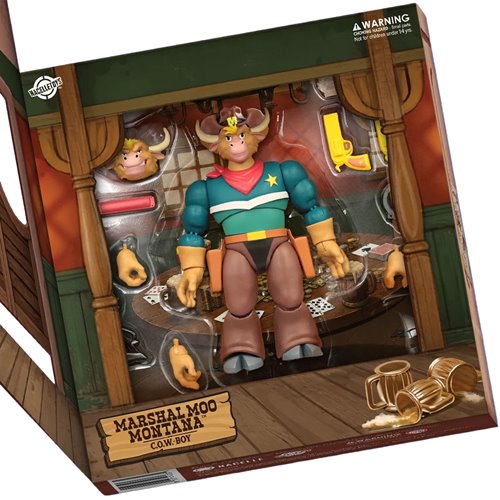 Wild West C.O.W.-Boys of Moo Mesa Marshal Moo Montana in the Tumbleweed Saloon Action Figure - SDCC 2026 Exclusive