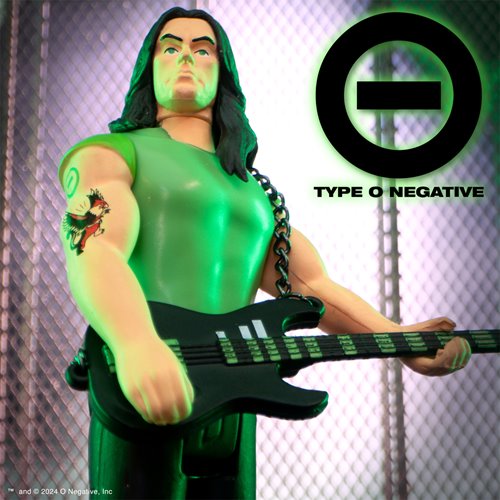 Type O Negative Peter Steele 3 3/4-Inch ReAction Figure