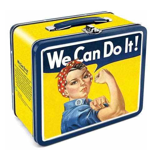 Smithsonian Rosie We Can Do It Large Fun Box Tin Tote