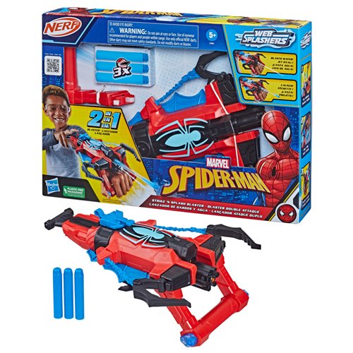 Spider-Man NERF Strike 'N Splash Blaster - Entertainment Earth