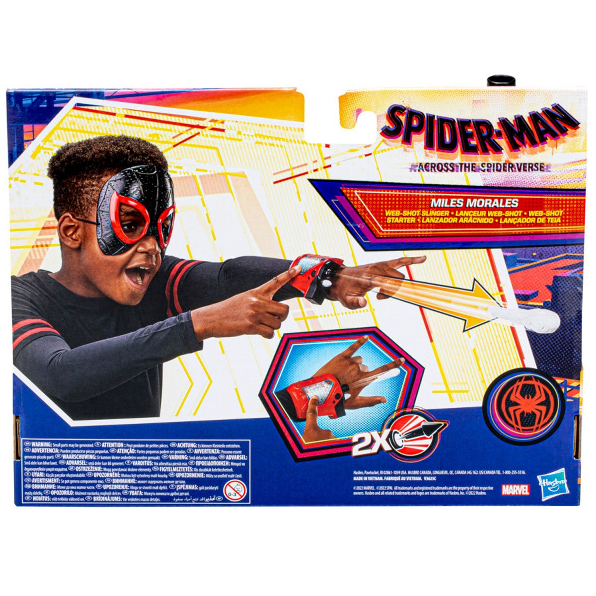 Spider-Man: Across The Spider-Verse Miles Morales Nerf MicroShots