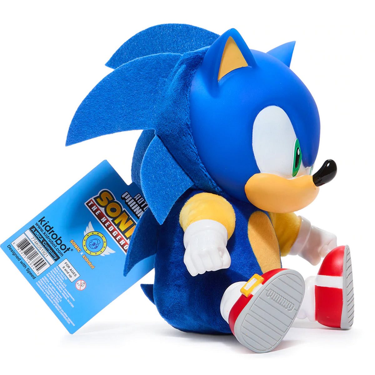 Sonic The Hedgehog SONIC Phunny 7" Plush by Kidrobot NEW In Stock Now 