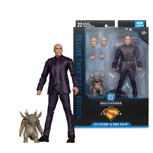 DC Multiverse Deluxe Theatrical Edition Wave 1 Superman Movie Lex Luthor and Baby Kaiju 7-Inch Scale