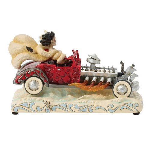 Disney Traditions 101 Dalmations Cruella de Vil Car Scene Musical Statue