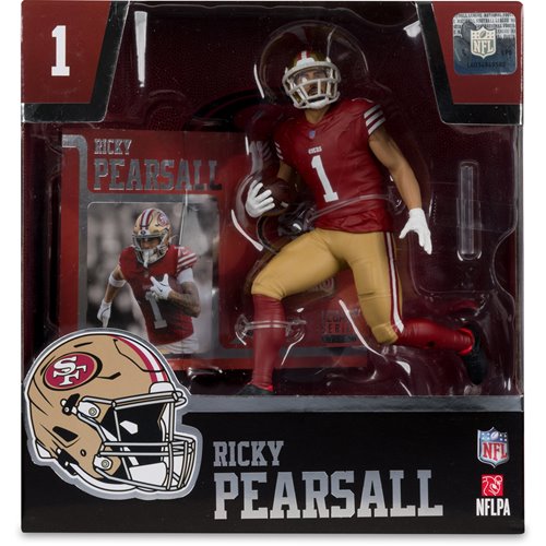 NFL SportsPicks San Francisco 49ers Ricky Pearsall 7-Inch Posed Figure