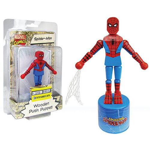 Spider-Man Wooden Push Puppet - Convention Exclusive
