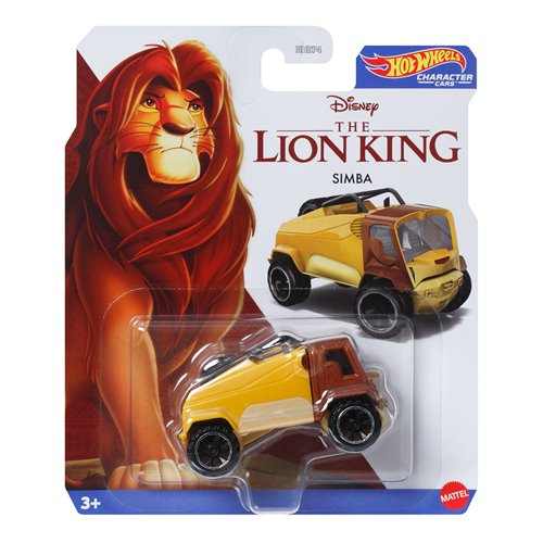 Disney Hot Wheels Character Car 2024 Mix 6 Vehicle Case of 8