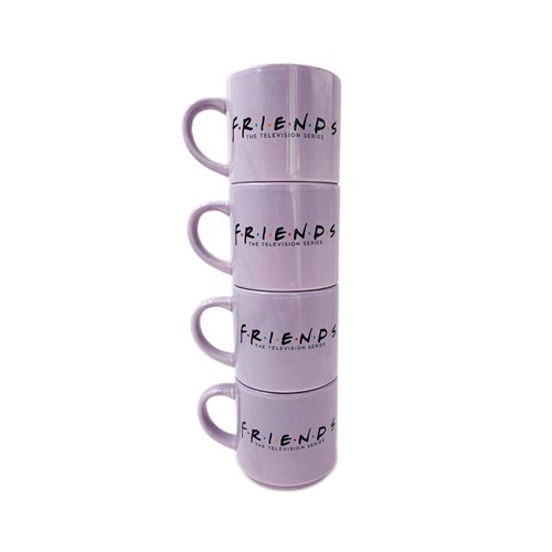 Friends Quotes 10 oz. Ceramic Mug Stack Set of 4