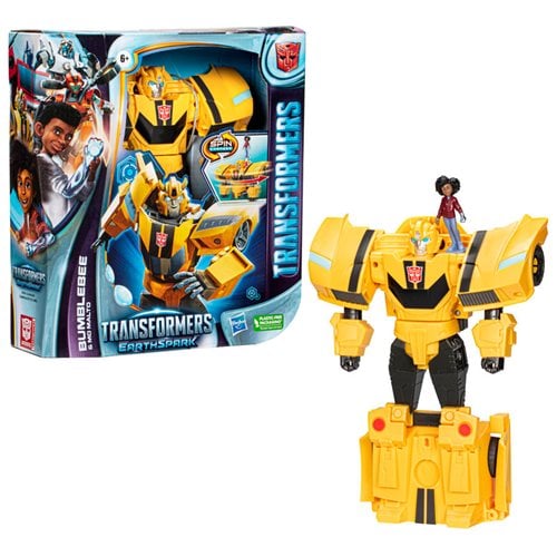 Transformers EarthSpark Spin Changer Bumblebee