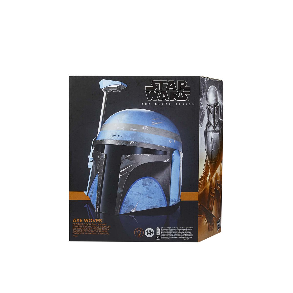 STAR WARS The Black Series Axe Woves Premium Electronic Helmet, The  Mandalorian Adult Roleplay Item, Ages 14 and Up