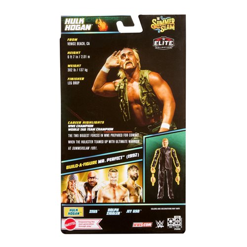 WWE SummerSlam Elite 2023 Hulk Hogan Action Figure