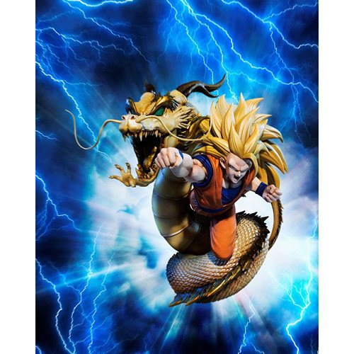 Dragon Ball Z Super Saiyan 3 Son Goku Dragon Fist Explosion Extra Battle FiguartsZERO Statue