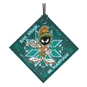 Looney Tunes Marvin the Martian Pattern StarFire Prints Hanging Glass Ornament