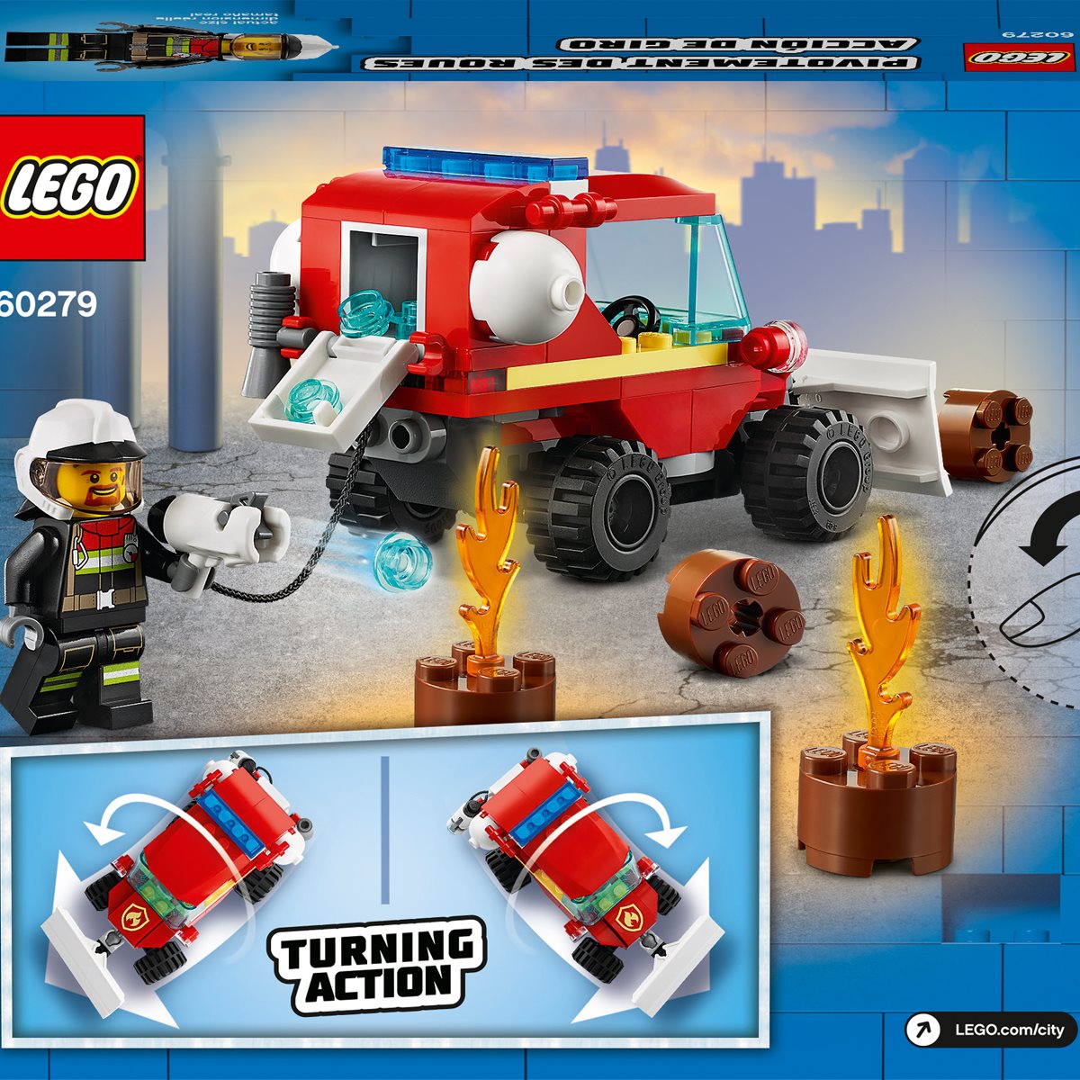 LEGO 60279 City Fire Hazard Truck - Entertainment Earth