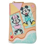 Mickey & Minnie Beach Fun Zip Around Wallet