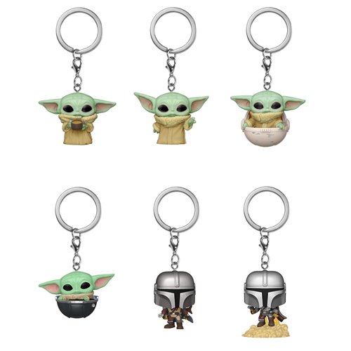 Star Wars: The Mandalorian Blind Funko Pocket Pop Key Chain - Random 4-Pack
