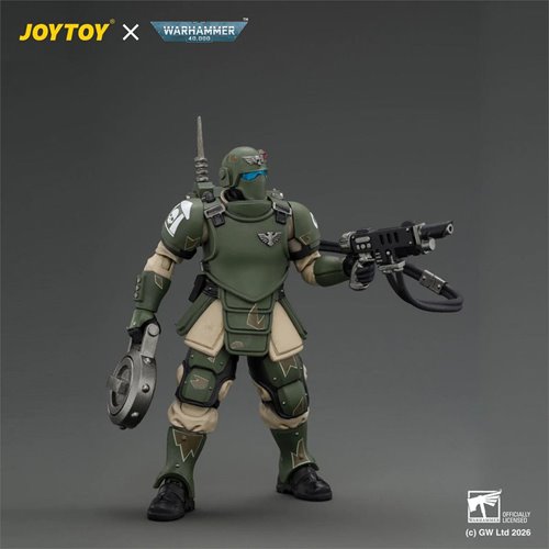 Joy Toy Warhammer 40,000 Astra Militarum Kasrkin 6 with Hot-shot Laspistol Action Figure