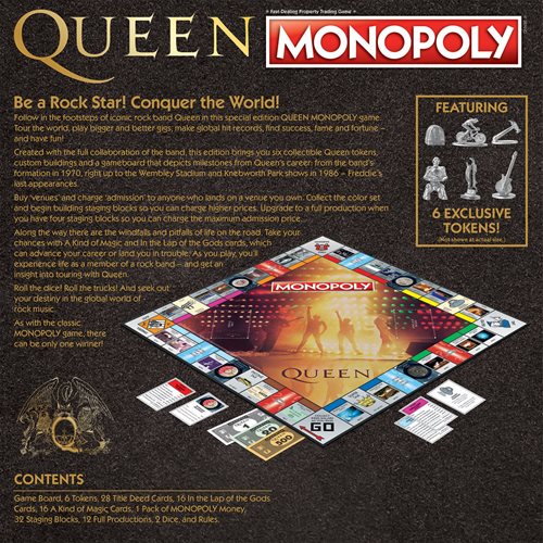 Queen Edition Monopoly Game