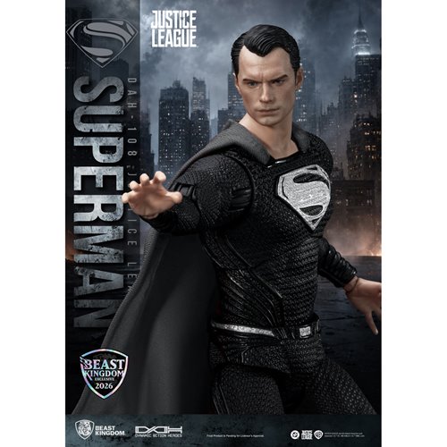 DC Justice League Superman Black Suit DAH-108 Action Figure - Exclusive