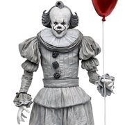 Welcome to Derry Ultimate Black and White Pennywise 7-Inch Scale Action Figure