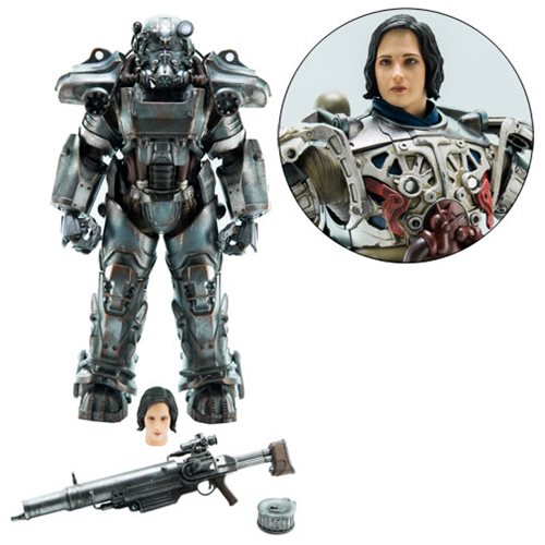 Fallout 4 T 60 Power Armor 1 6 Scale Action Figure
