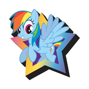 My Little Pony Rainbow Dash Funky Chunky Magnet