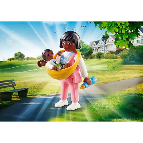 Playmobil 70563 Playmo-Friends Mother with Baby Carrier Action Figure
