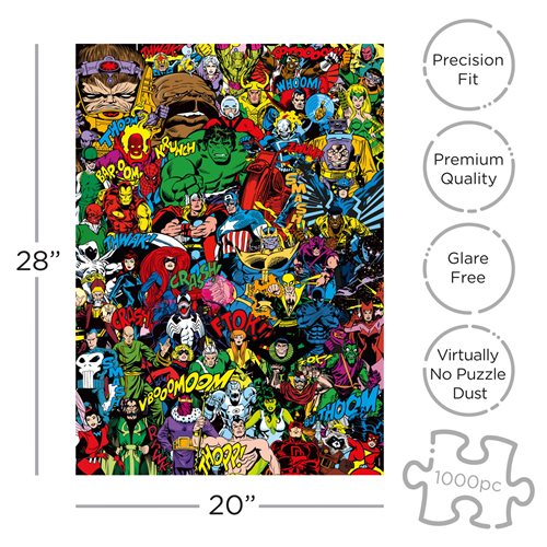 Marvel Retro 1,000-Piece Puzzle
