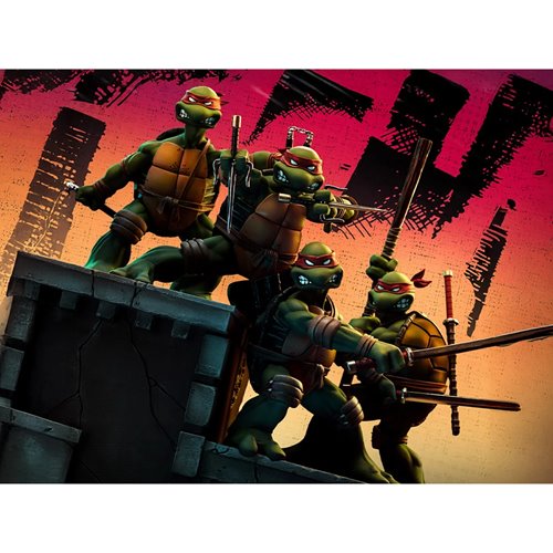 Teenage Mutant Ninja Turtles 1st Cover Deluxe 1:10 Art Scale Limited Edition Statue Set