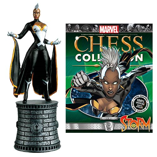 Marvel X-Men Storm White Bishop Chess Piece with Collector Magazine