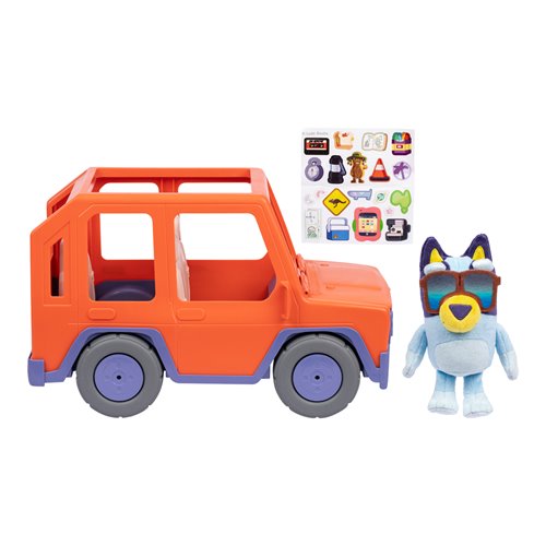 Bluey Bluey Buddies Big Heeler 4WD Vehicle and Bluey Plush