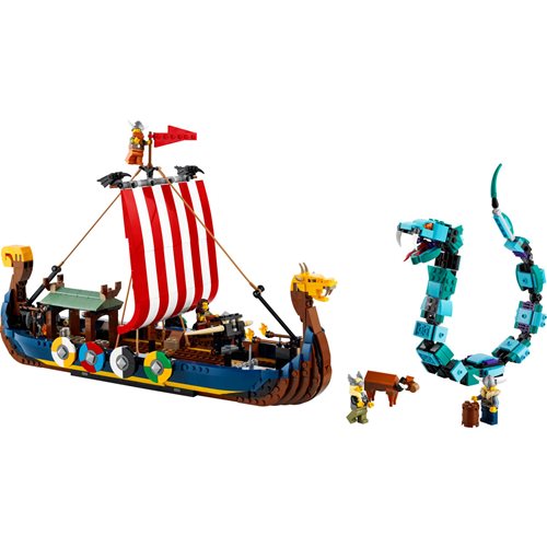 LEGO 31132 Creator Viking Ship and the Midgard Serpent