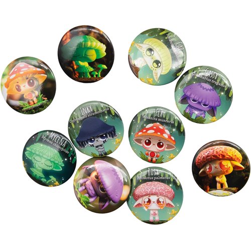 Capkins Mystery Envelope Button Case of 12