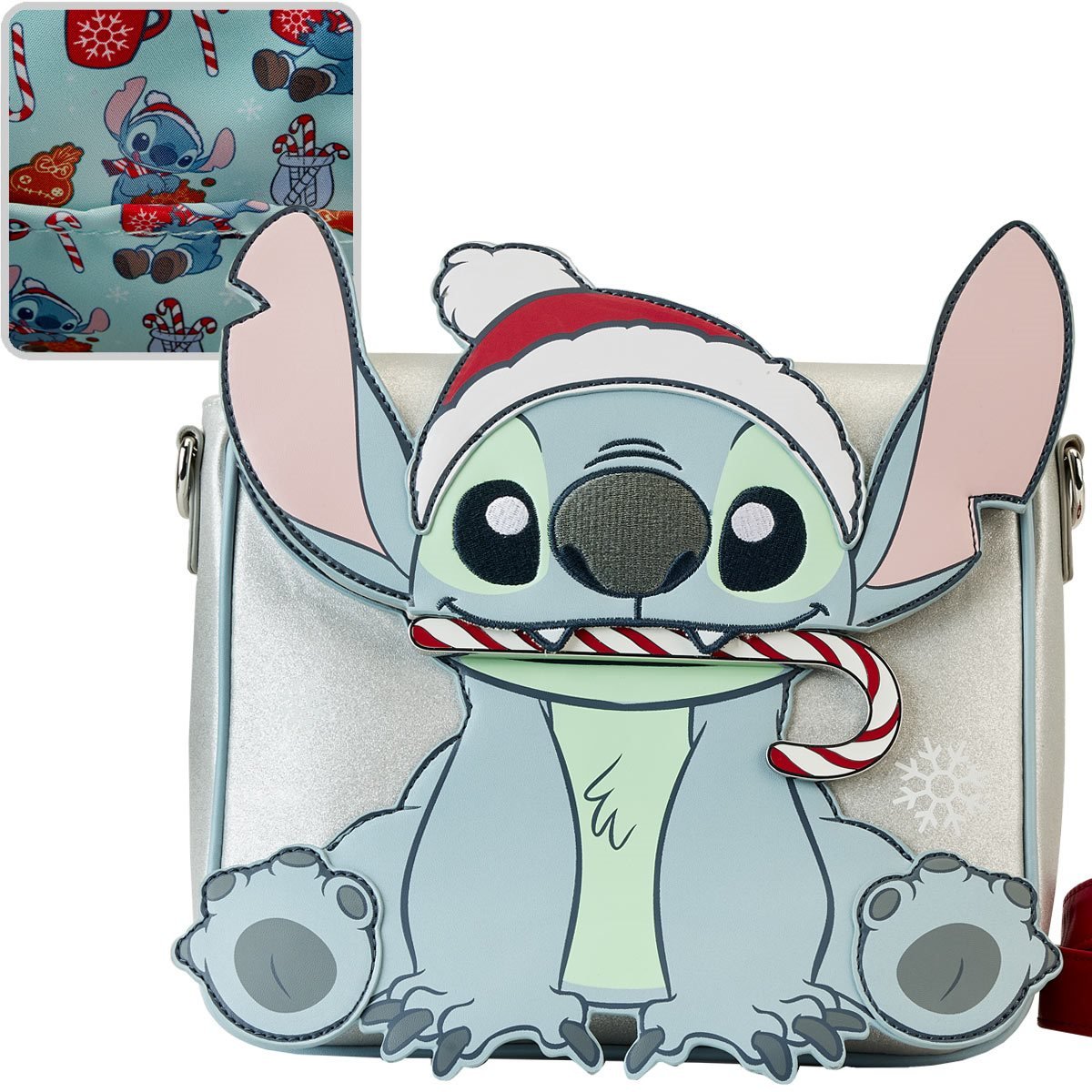 Disney Bag, Cross Body Light Up, Lilo and Stitch Stitch Smiling
