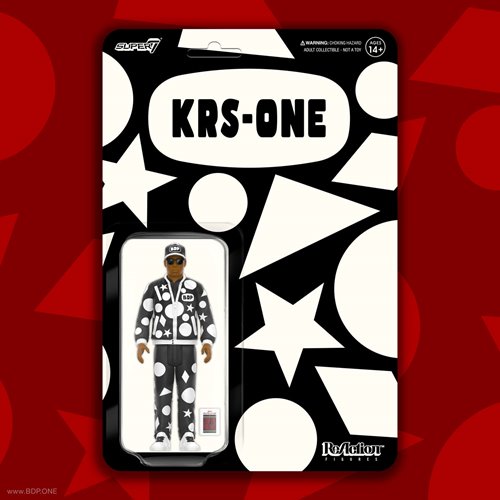 KRS-One KRS-1 (Self Destruction) 3 3/4-Inch ReAction Figure