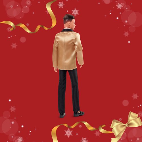 Barbie 2025 Holiday Ken Doll with Light Brown Hair