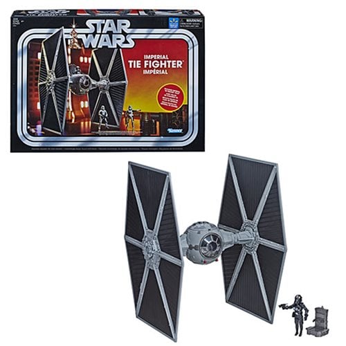 Star Wars The Vintage Collection Imperial TIE Fighter with Imperial TIE Fighter Pilot Action Figure - Exclusive
