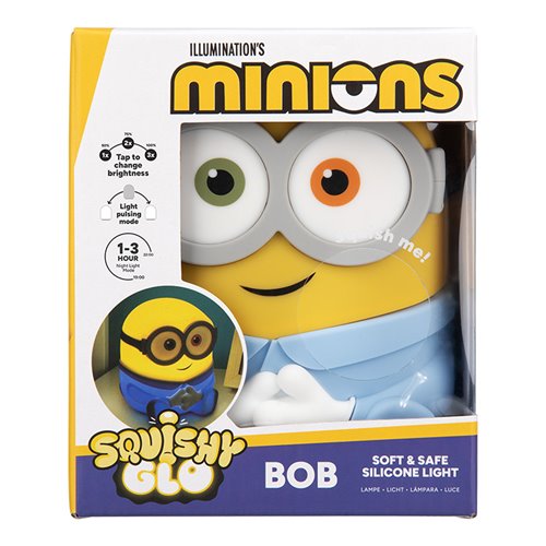 Minions Bob SquishyGlo Silicone Rechargeable Light