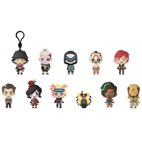 Borderlands 3D Foam Bag Clip Display Case of 24