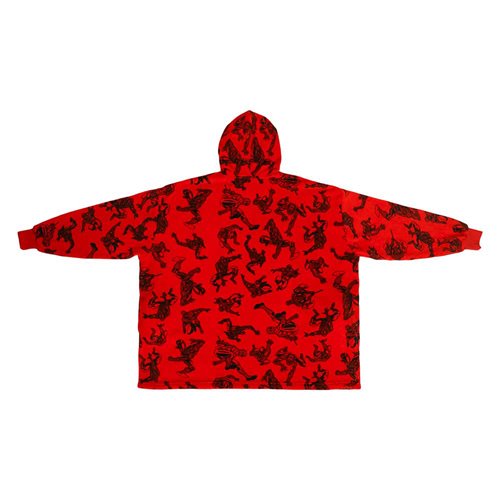 Marvel Spider-Man Plush Oversized Hoodie Blanket