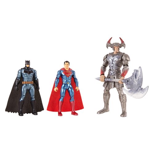 Justice League Movie Batman and Superman vs. Steppenwolf Action Figure 3-Pack