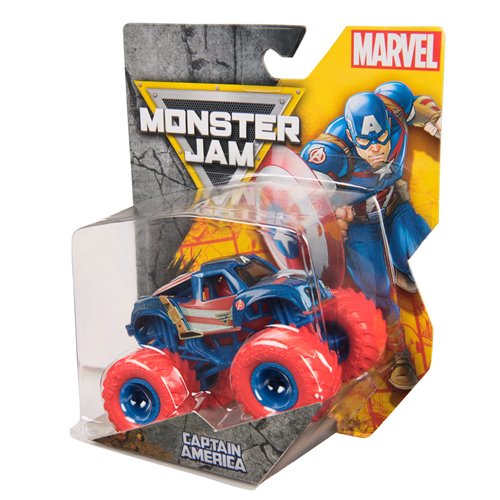 Monster Jam Marvel Monster Truck Single Pack Mix 5 1:64 Scale Vehicle Case of 4