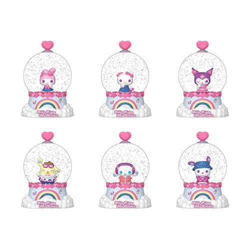 Hello Kitty and Friends Y2K Mystery Mini Glitter Globe Display Case of 12