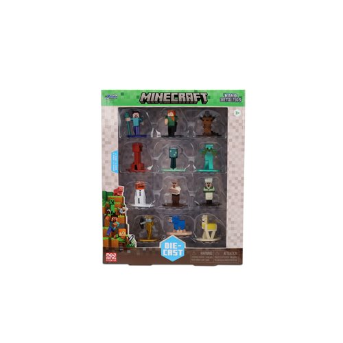 Minecraft Wave 17 Nano MetalFigs Die-Cast Metal Mini-Figure 12-Pack