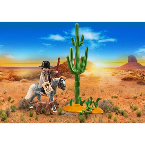 Playmobil 1003 Western Sheriff with Cactus