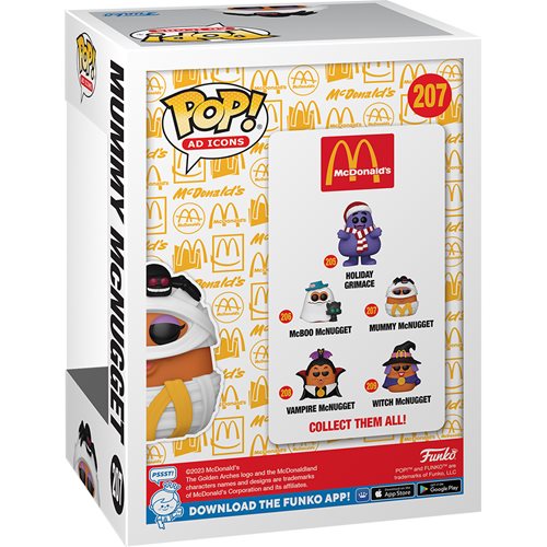 McDonalds Halloween Mummie McNugget Funko Pop! Vinyl Figure