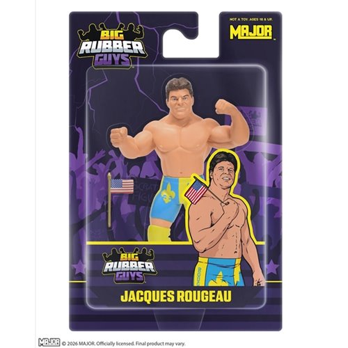 Major Big Rubber Guys Jacques Rougeau Posed Figure