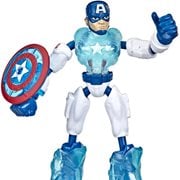 Avengers Bend and Flex Mission Ice Mission Captain America Action Figure, Not Mint