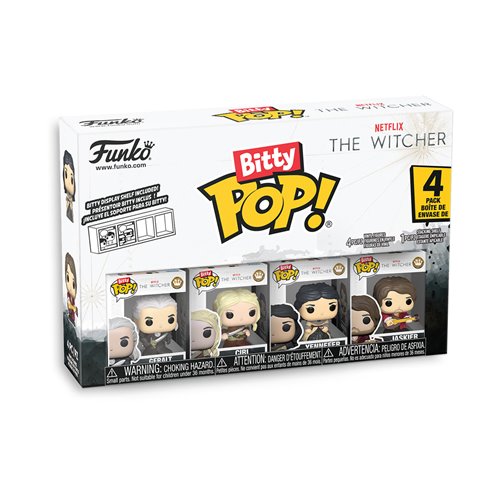 Netflix Witcher Geralt Funko Bitty Pop! Mini-Figure 4-Pack